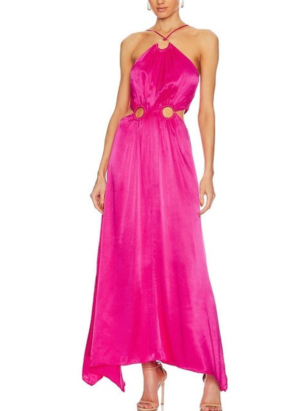 NWT Elliatt Visitant Maxi Dress in Hot Pink Size Medium